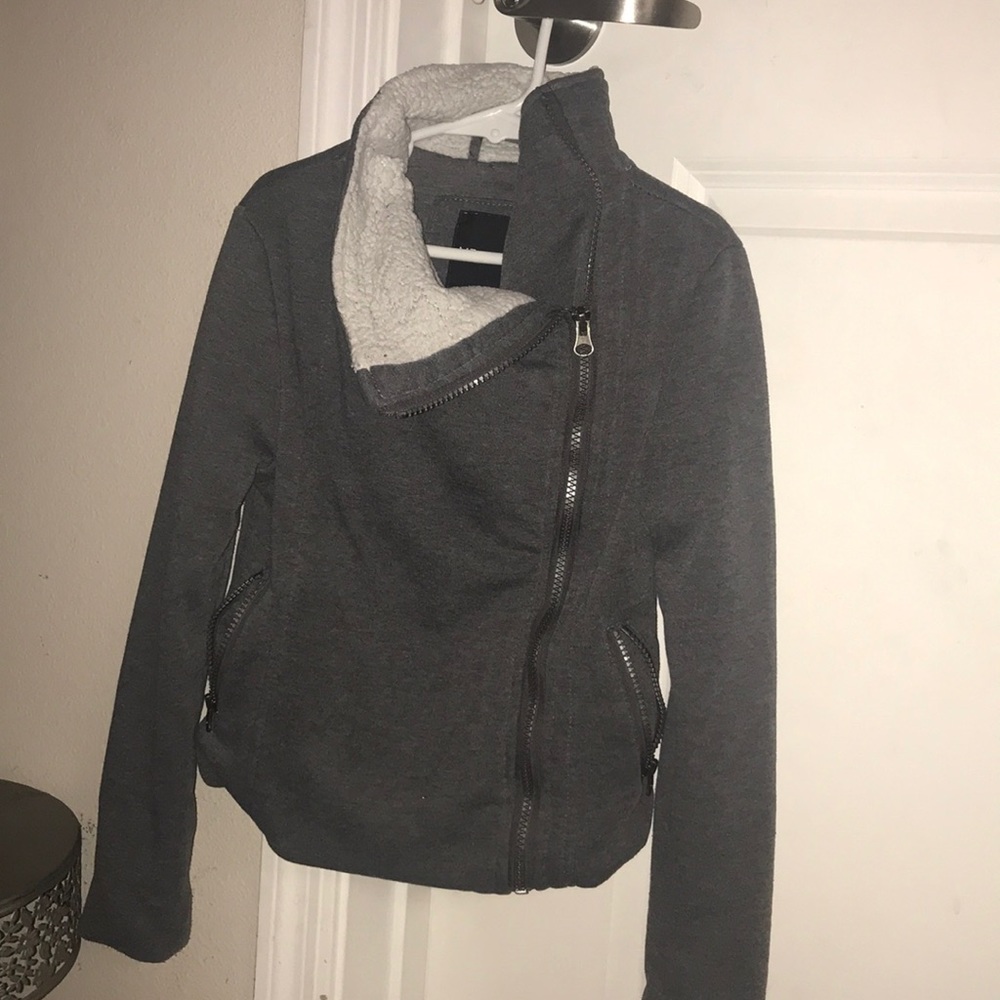 Grey kids coat